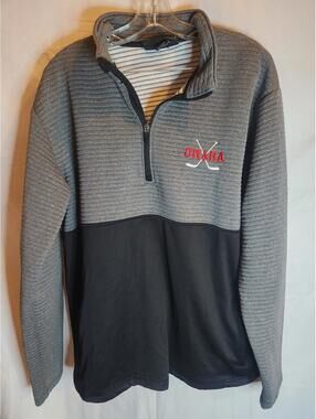 Holloway Omaha Mavericks Hockey Grey Pullover. Mens Size XL. Excellent condition